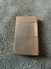 St Dupont Ligne 1 Large Gold Hobnail Pattern.