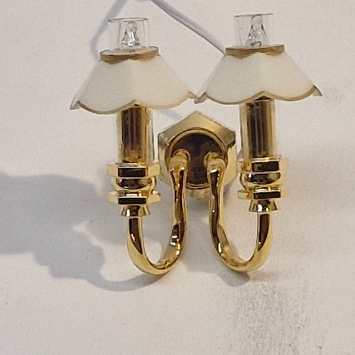 Dolls house light - 1/12, twin