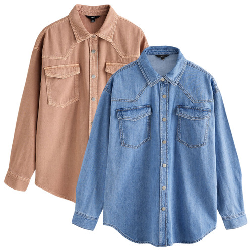 Ladies oversized denim - ladies,
