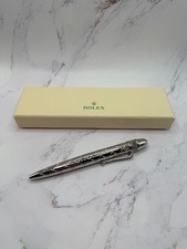 Rolex Platinum Crown Silver Signature Pen AD VIP Gift