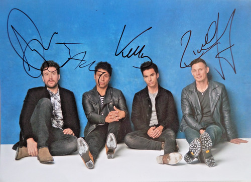 Stereophonics autographed a4 - stereophonics,