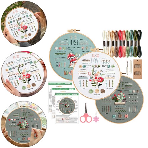 Set embroidery starter kit - set,