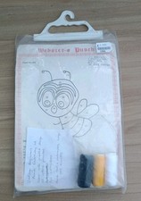 Webster's Punchcraft  Needle Embroidery starter kit Of A Bee Needs Punch & Hoop
