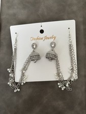 Silver jumar jhumka tassel - jumar, jhumka/tassel
