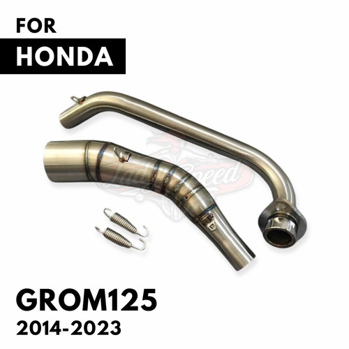 Exhaust muffler front - front, middle