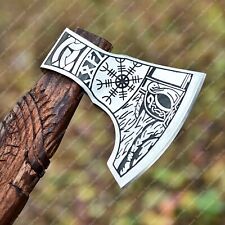 Engraved Axe Hand Forged