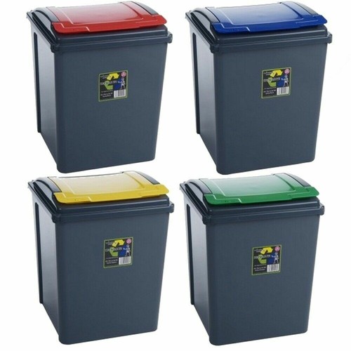 Plastic recycle bin 25l 37l - bin, 25l,