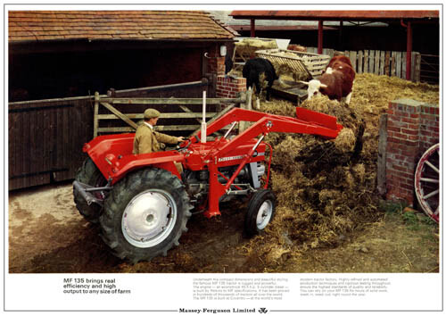 Vintage massey ferguson 135 - ferguson, in
