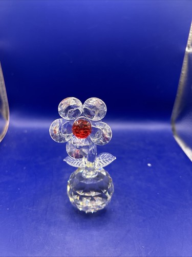 Star crystal single red - star,