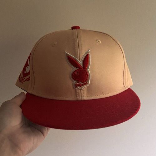 Playboy bunny logo - logo, beige/red