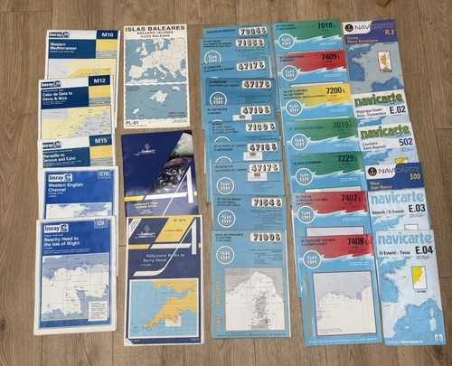 Nautical boat maps charts - maps, shom