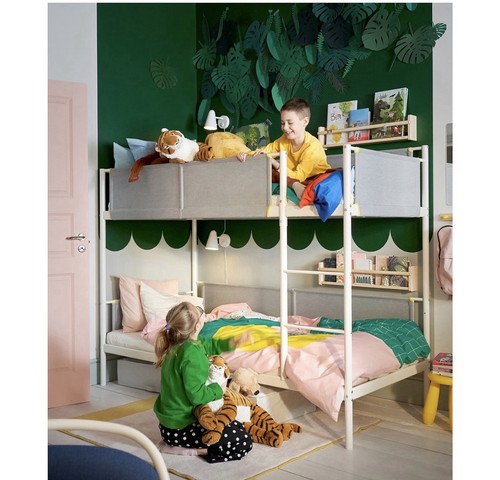 Ikea bunk bed - bed, vitval