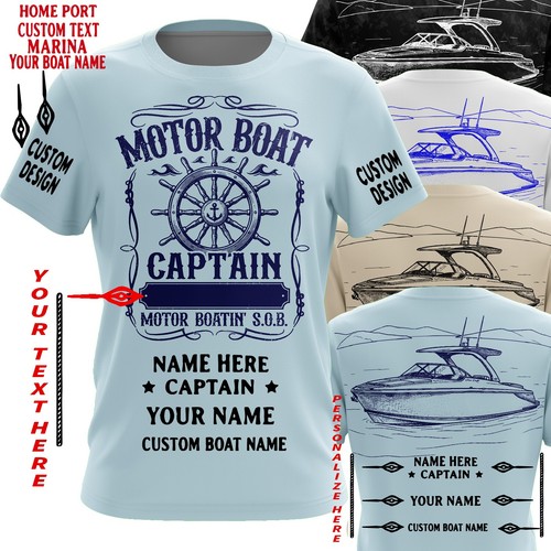 Personalized motor boat - motor,