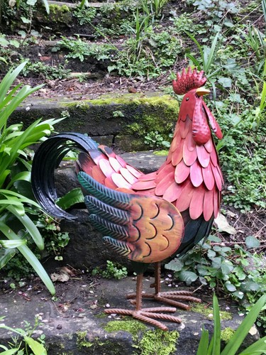 Large metal cockerel - large, 19"