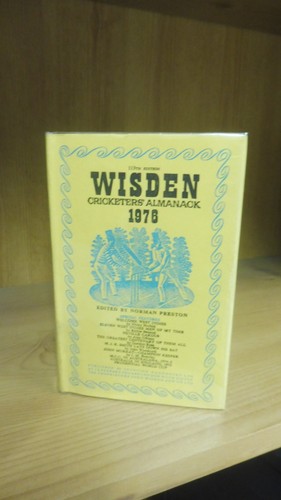 1976 hardback wisden - 1976,