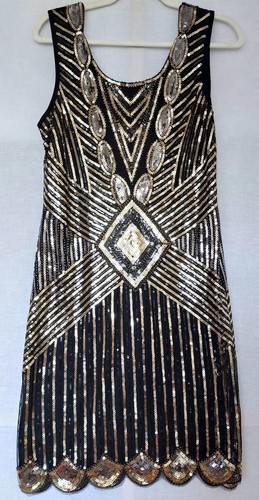 Evening dress medium gold - evening,