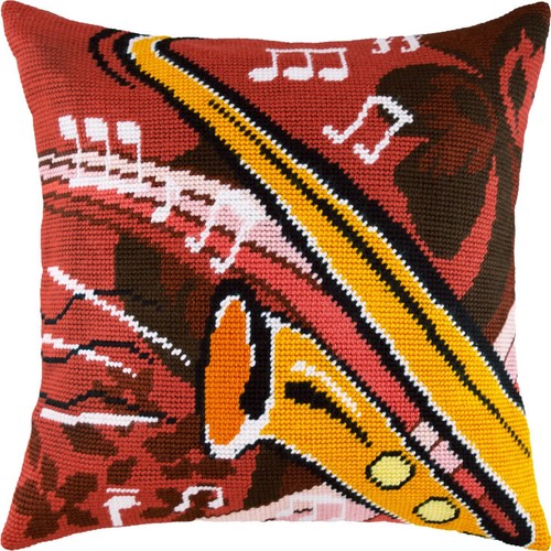 Needlepoint pillow cover kit - needlepoint,