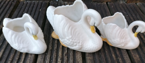 Trio vintage sylvac pottery - vintage,