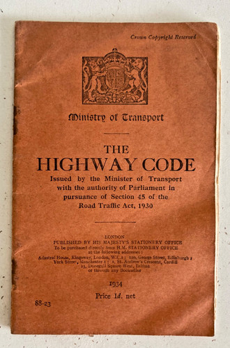 1934 the highway - the, code