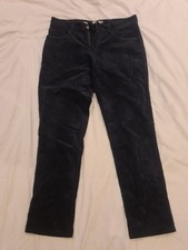 Men's Dark Blue TU Men Corduroy/Jean Very Soft Size 32 Waist 30 Leg