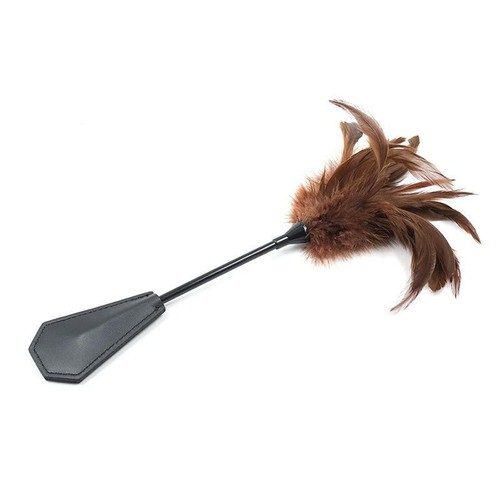 Feather tickler whip crop - feather,