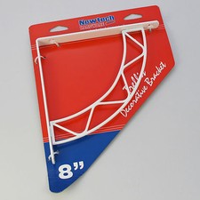 Trellis Shelf Bracket/support (Newtech) 6/8" Black/White