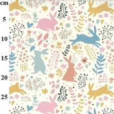 Easter bunny fabric poly - easter,