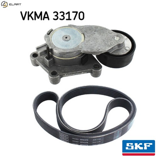 Vribbed belt set vkma 33170 - belt,