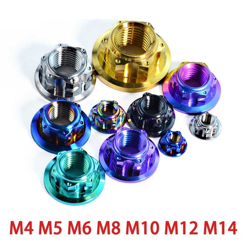 Titanium nuts m8 m10 - nuts, m6