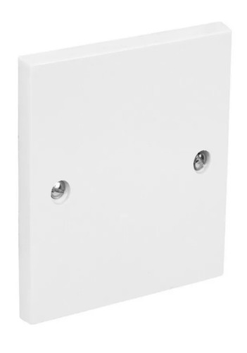 Single blanking wall plate - single,