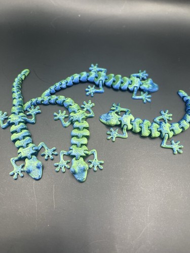 Printed blue green - printed,