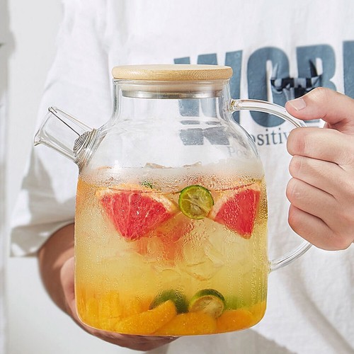1600ml clear glass teapot - 1600ml,