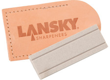 LANSKY Arkansas Pocket Sharpening Stone WITH LEATHER POUCH