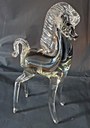 Standing horse sculpture