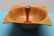 Hand turned wooden bowl - turned,