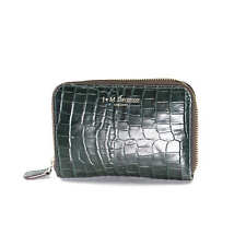 J & M Davidson Crocodile embroised Zip around Wallet for Womens