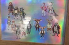 FRAMED HANDMADE COLLAGE OF