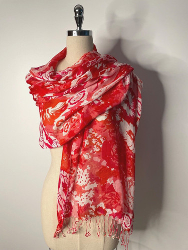 Liz claiborne floral - claiborne, red