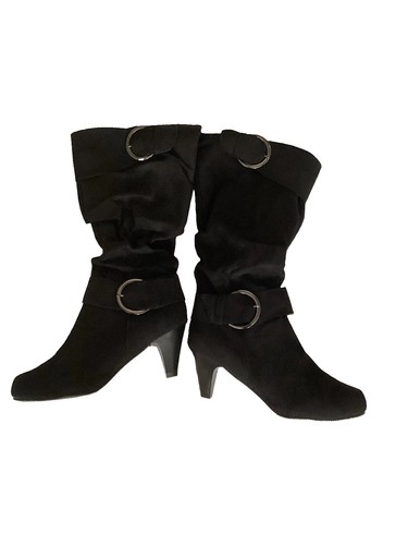 Women black faux - women's,