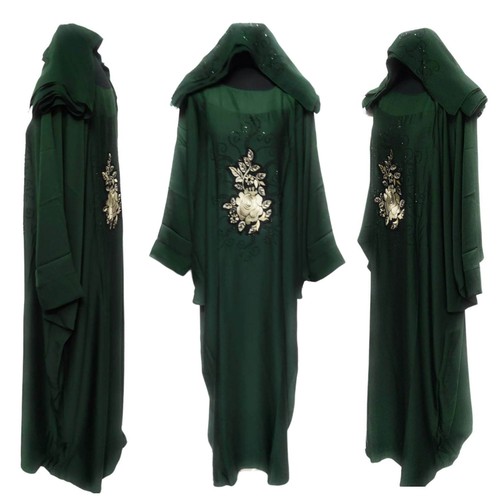 Gorgeous green batwing abaya - gorgeous,