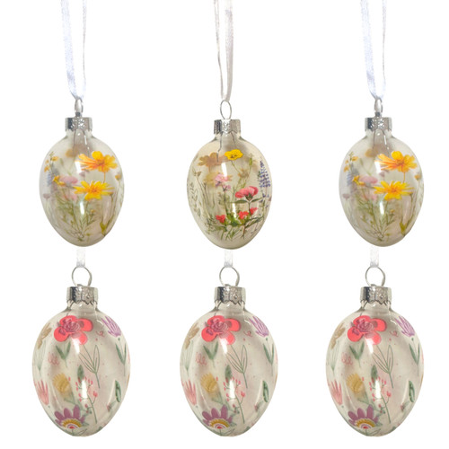 Set floral easter egg - of,