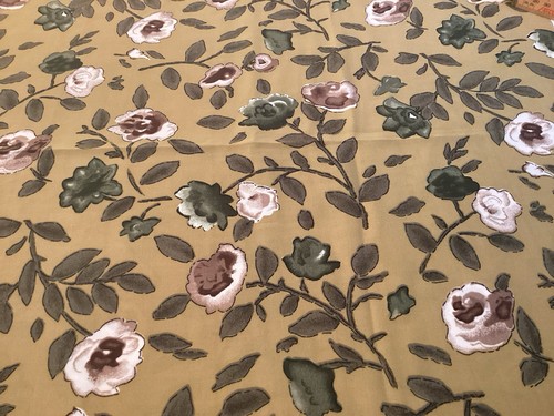 Vintage 1950 rayon fabric - vintage,