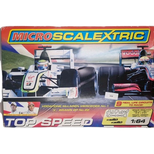 Micro scalextric top - scalextric,