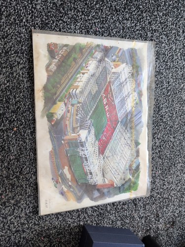1990s old trafford painting - old,