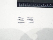 TIMPO SWOPPETS BRITAINS X6 INDIAN BOWIE KNIFE PLASTIC TOY EXCELLENT (T6)