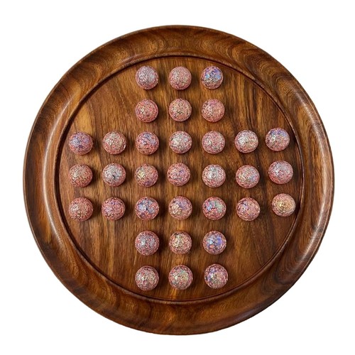 30cm diameter wooden solitaire - 30cm,