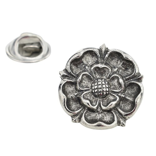 Tudor rose pewter - tudor, lapel