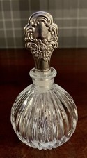 Vintage perfume bottle metal