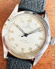 Rolex Tudor Oyster Prince Watch from 1956.  Ref 7909, 34mm, Butterfly Movement.