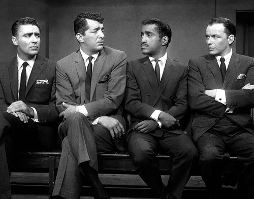 Famous rat pack black and - black,